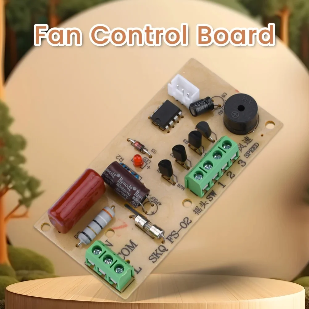 

Oscillating Module Fan Control Board ABS Construction Four 100W Single-channel Outputs 6-10 Meters Receiver Range