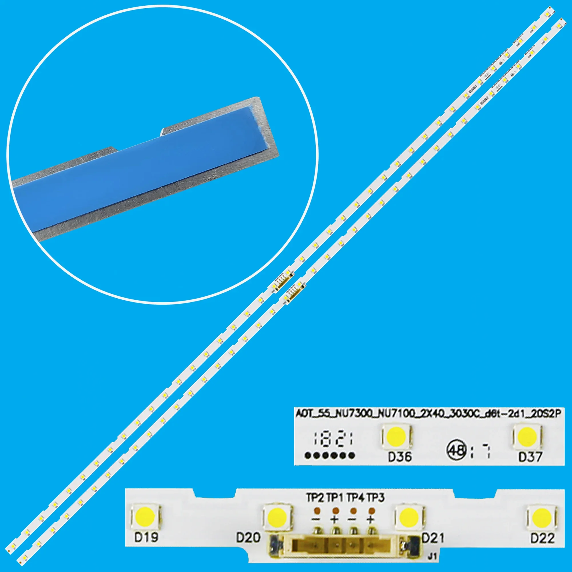 

LED backlight strip For UE55NU7025K UE55NU7090S UE55NU7090U UE55NU7022K UE55RU7179U UE55RU7300K UE55RU7300U UE55NU7655U