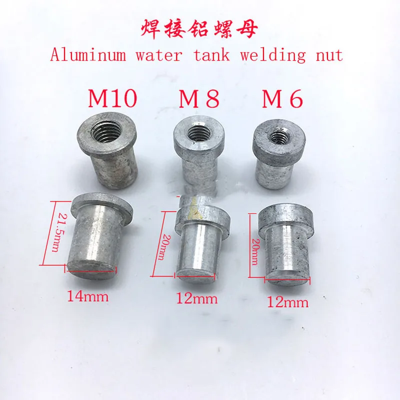 Water Tank Accessories Change Aluminum Water Chamber With Welding Nuts To Fix Aluminum Nuts Aluminum Screw Seat M6M8M10