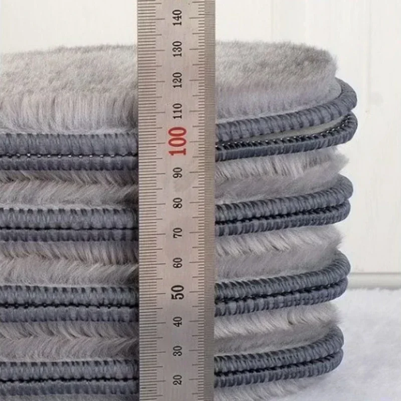 Warm Heated Insoles Thermal Thicken Felt Insoles for Men Women Winter Shoes Breathable Snow Boots Alpaca Wool Plush Shoe Pads image 4
