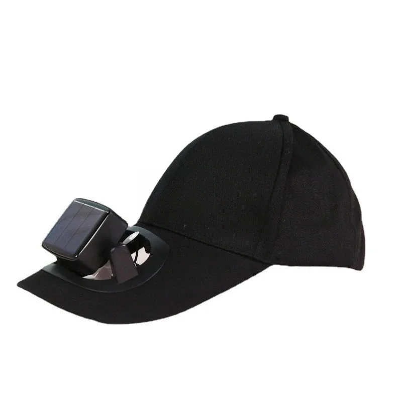 Hat with fan, solar charging sun protection hat, multi-function USB portable small fan