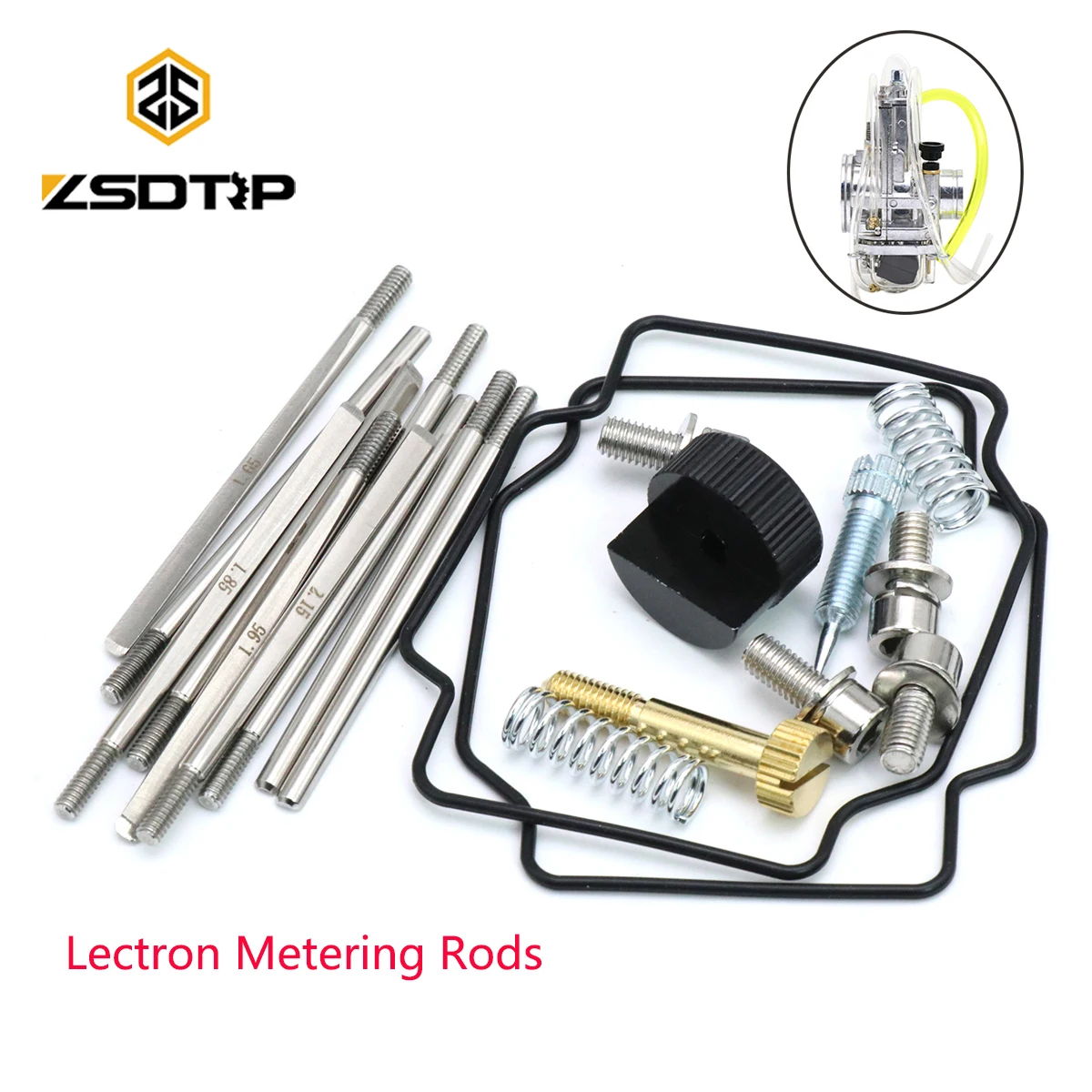 ZSDTRP High-speed Refueling Screw Idle Adjuster Screw Repair kits For Lectron Carburetor Metering Rods With Gasket Tuning Tool