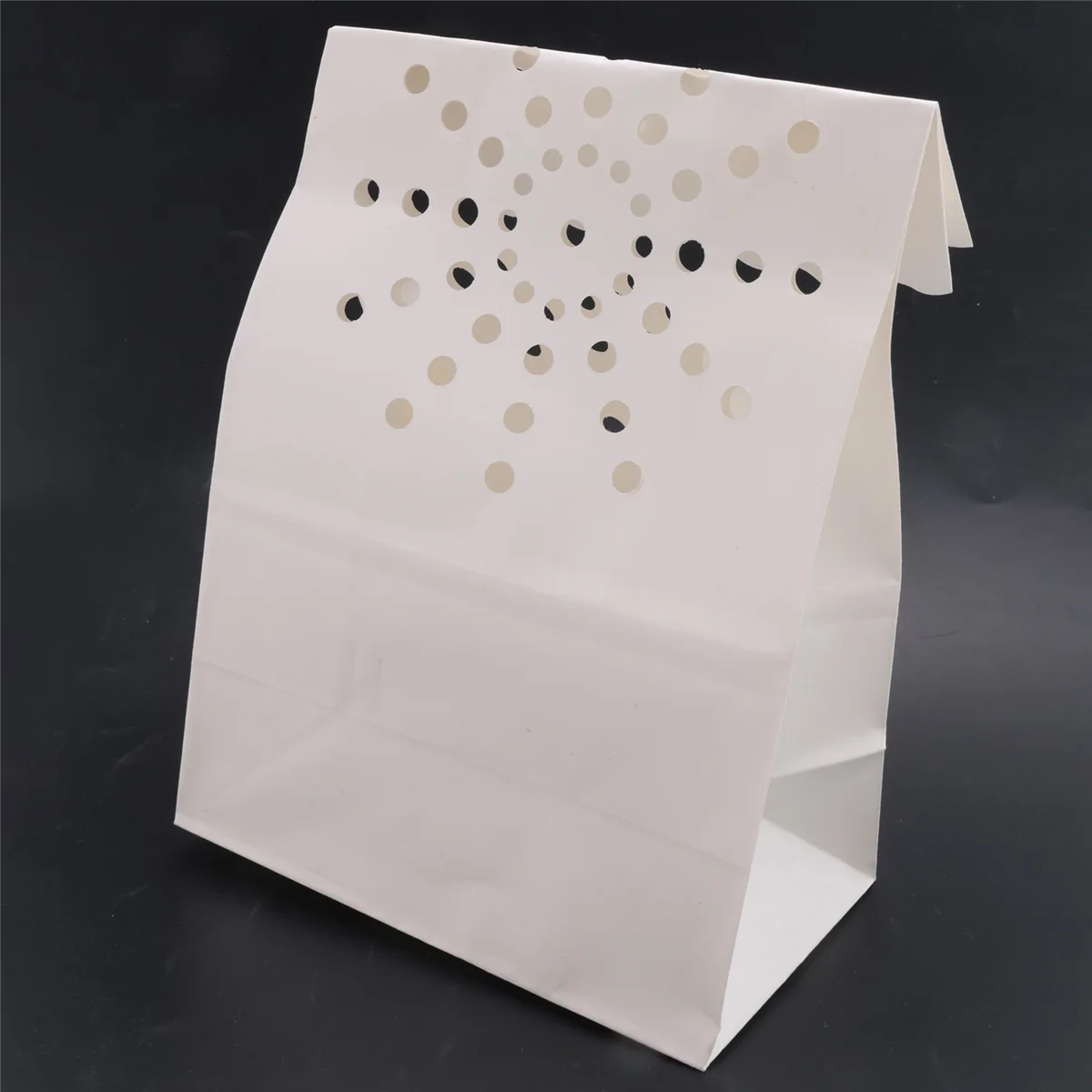 Luminary Bags50 PCS White Luminary Bags, Flame Candle Bags, Sun Design Luminaries for Wedding, , Halloween, Christmas