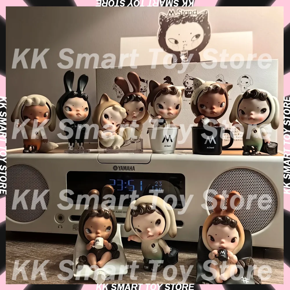 

Новая подставка Sooya M, кофейная серия, слепая коробка, игрушки, милая экшн-фигурка аниме, кавайная модель, тайная коробка, украшение, орнамент, подарки, игрушки