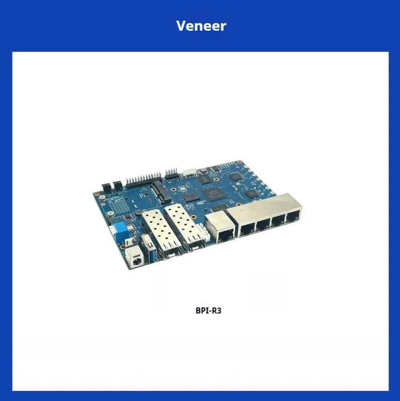 Banana Pi BPI R3 BPI-R3-Board mit MediaTek MT7986 (Filogic 830), unterstützt Wi-Fi 6/6E, 2,5 GbE SFP