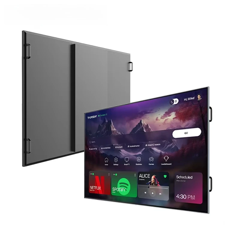 High definition resolution 4K station sign swimming pool digital signage display outdoor wall mounted LCD advertising TV