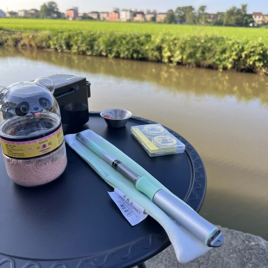 Mikro-Angelrute, ultraleichte Tanago-Rute, Mini-Teleskop-Flussrute für kleine Fische – Detail 10