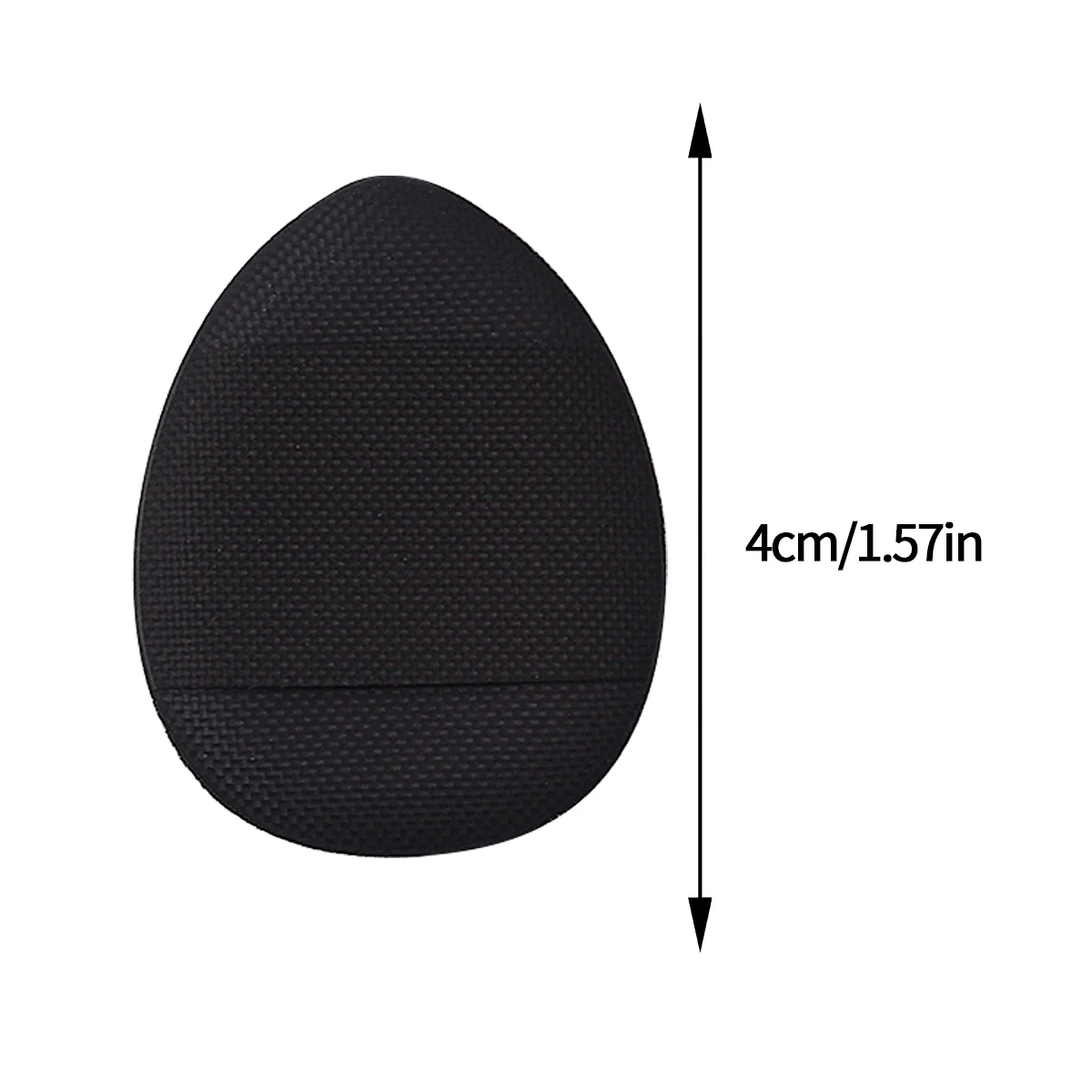 20 SZTUK Czarnych gąbek do pudru w kształcie kciuka, mini poduszeczki powietrzne, gąbki do pudru na palec, specjalne narzędzie do makijażu do podkładu w płynie i korektora.