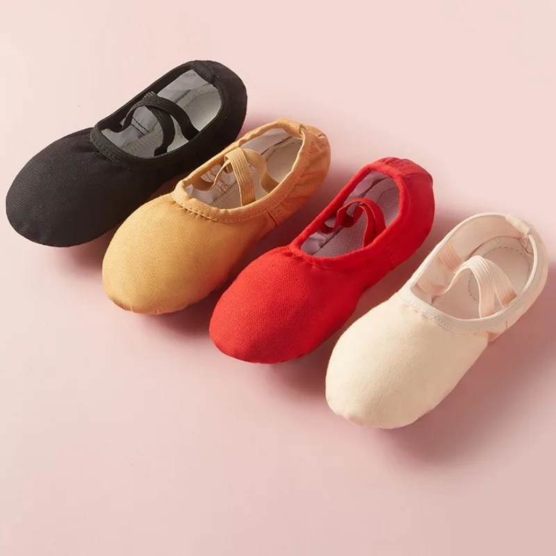 Mulheres homens crianças chinelos de cabeça plana chinelos de balé macio sapatos de dança do ventre yoga ginásio preto branco