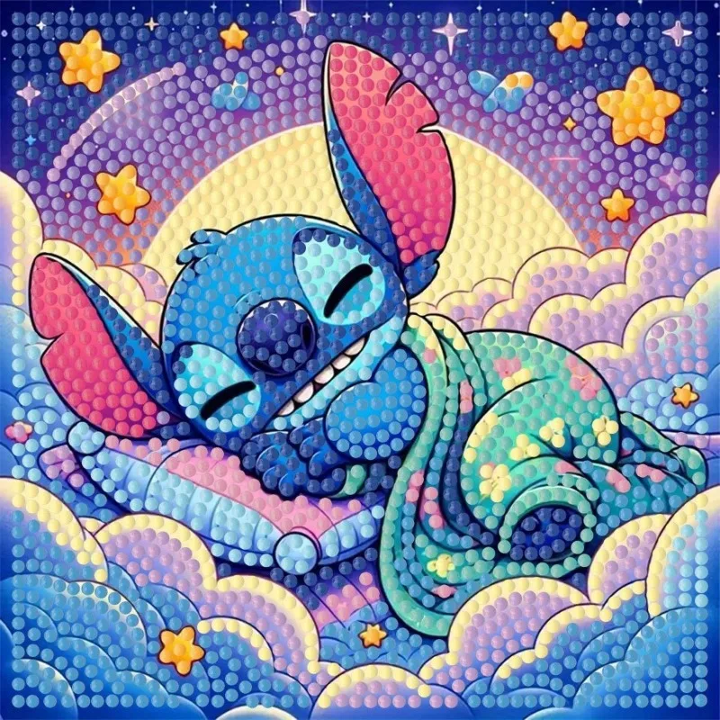 ديزني اليدوية diy الماس اللوحة الإبداعية الجديدة 3D الوالدين والطفل غرزة الكرتون لغز شخصية عطلة هدية الاطفال اللعب #2