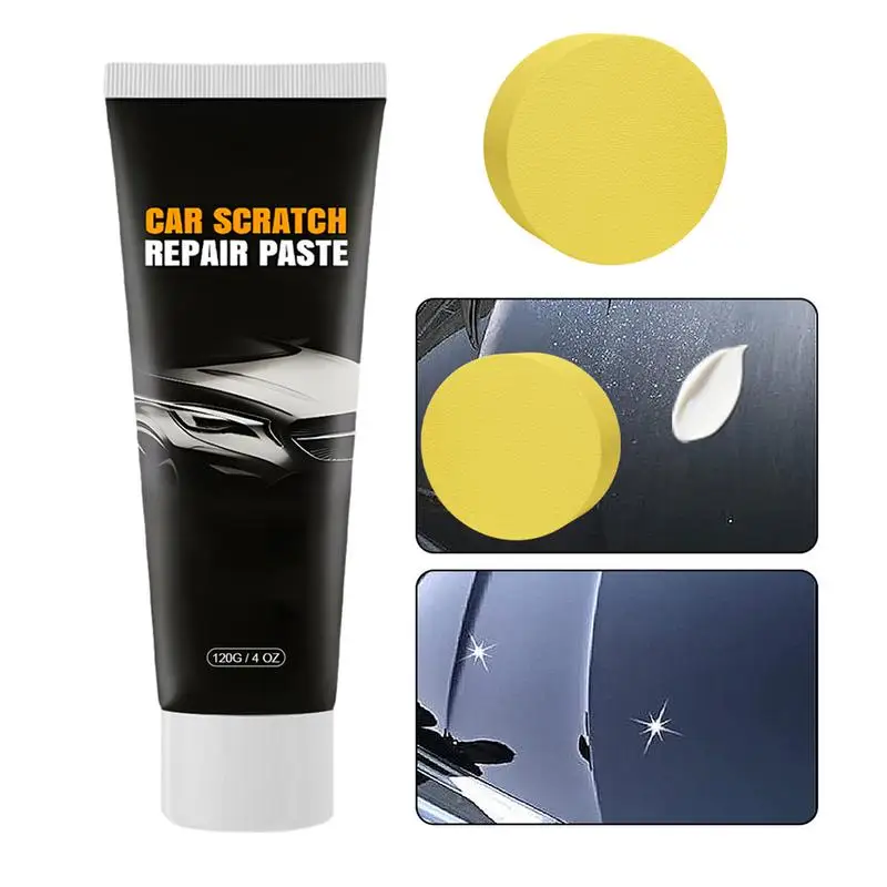 

120g Car Scratch Remover Wax car Sealant Protection With Sponge Effective Easy Professional Car Wax Scratch Remover For Moderate