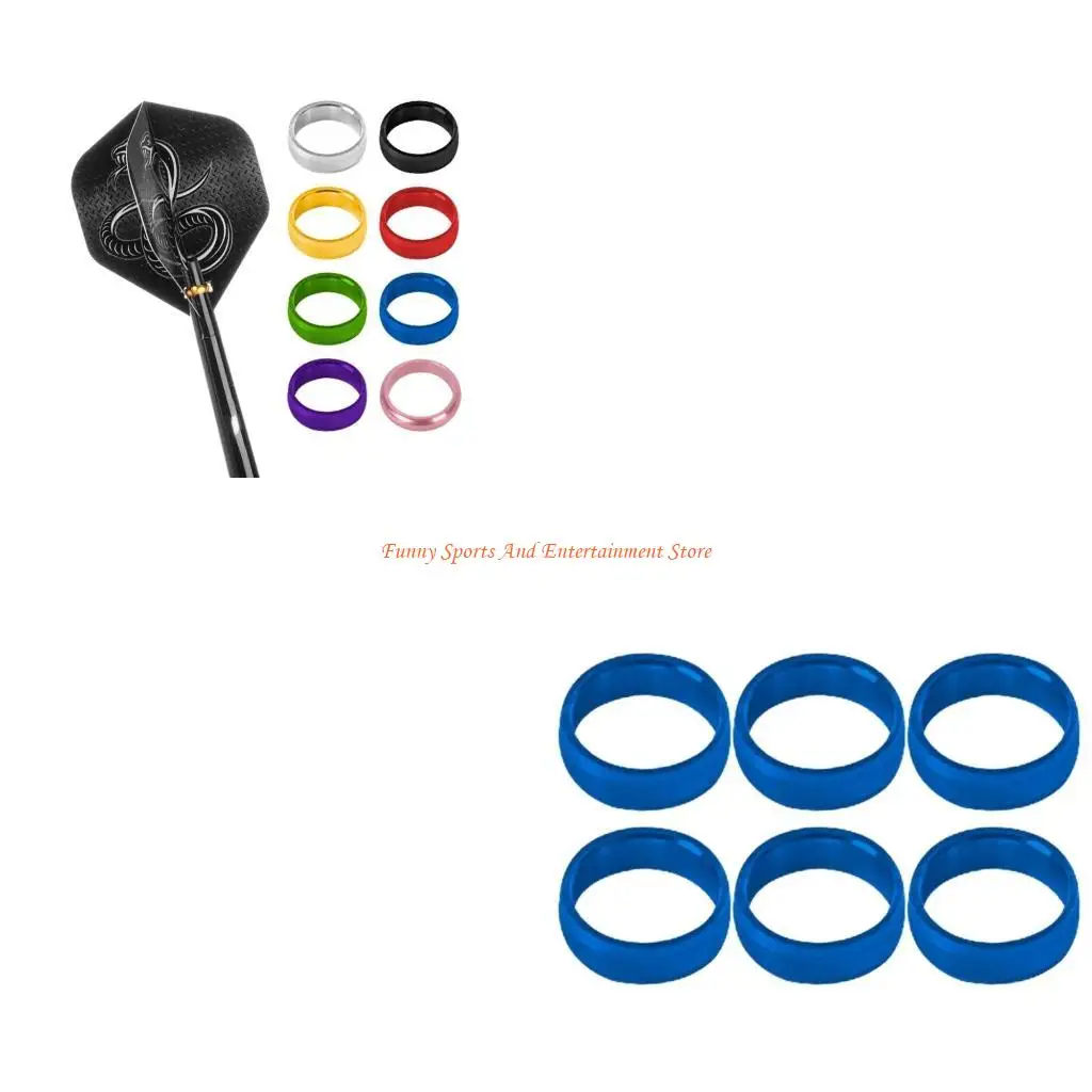 

C4DE 6 шт./упак., корректор крыльев из алюминиевого сплава, защита для крыльев дротика