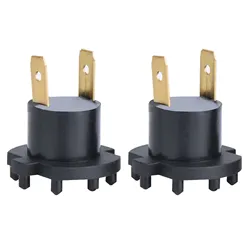 1 Pair of Headlight Socket Bulb Holder Adapter for Mazda 3 5 Kawasaki Aprilia B28V510A3