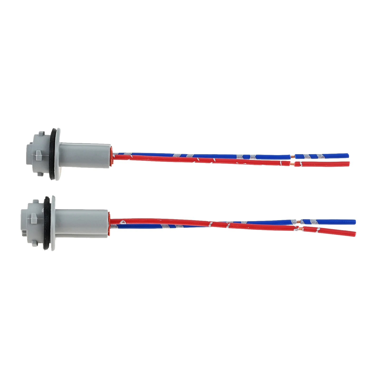 

2pcs T10 T15 Led Bulb Socket Connector Nylon & Copper Wiring for Parking/side Marker Lights Cars Bikes Trucks Light Accessories