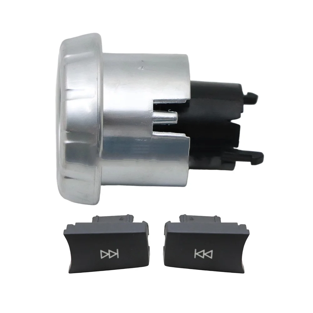 

Automotive Replacement Black Chrome CD Audio Control Kit W246 Parts ABS Material Black Chrome Finish Easy Installation