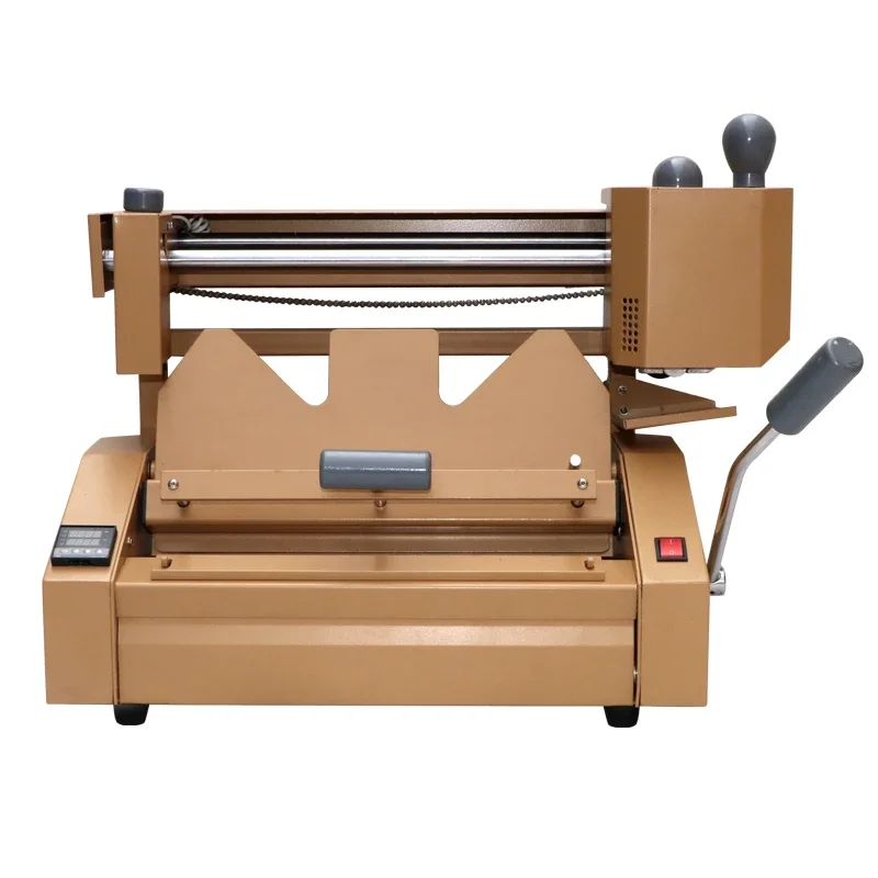 S60 Glue Binding Machine A4 desktop automatic wireless glue binding machine desktop hot melt binding machine tender