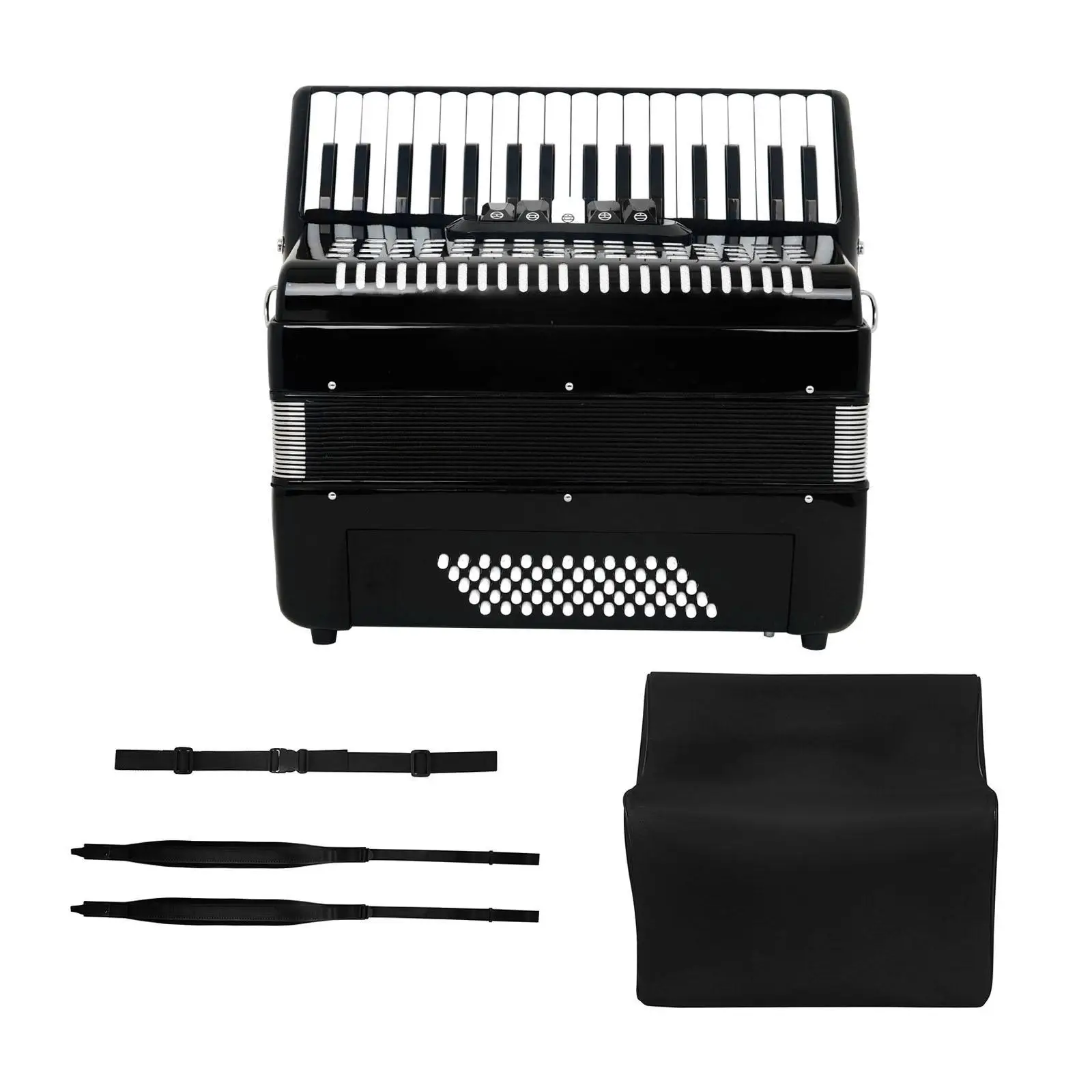 Kids Accordion Toy 34 Keys 60 Bass Educational with Straps and Gig Bag Professional for Boys and Girls Kids Party Instrument