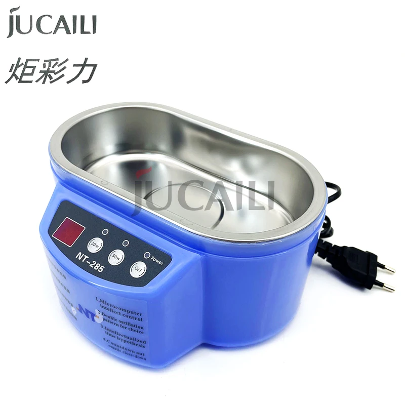 JCL Print Head Washing Machine Solvent Printhead Ultrasonic Cleaner for Xaar 128 382 Polaris Konica DX4 DX5 Head Cleaning Bath