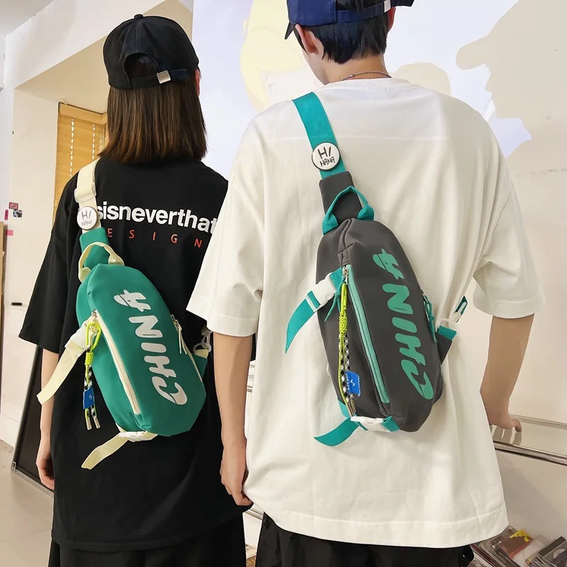 

2025 Summer New Street Chest Bag Women Sporty Shoulder Crossbody Large Capacity Waist Fashion Purse