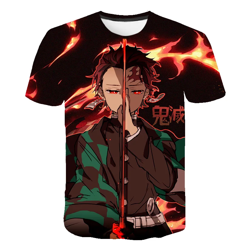 

Summer Fashion Anime Demon Slayer Kochou Shinobu 3D T Shirt Kids Casual T-shirt Boy Girl Unisex Clothes Oversized Tshirt Tops