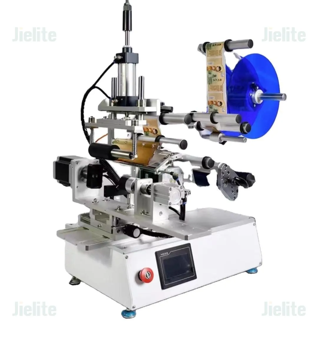 Square Round Bottles Beer Can Sticker Plastic Bottle Semi-automatic Labeling Machine