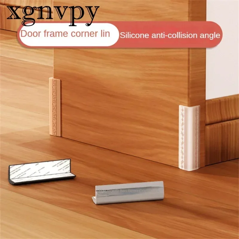 xgnvpy Innovative Silicone Door Frame Corner Guard Cabinet Waistline Balcony Corner Shield L-Shape Bumper Cover Child Safety