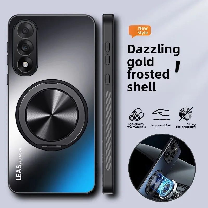 

For OnePlus Nord 5 Case Luxury Acrylic Frosted 360 Degree Rotating Stand PC Cover For Oneplus ACE5 Ultra/Nord5 5G Bumper Funda