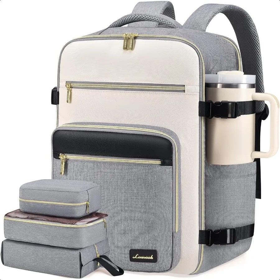 

Travel Backpack For Women40L Carry On Backpack Flight Appd TSA Personal Item Travel Bag Fits 17 Inch Laptop Busin Weekender Ove