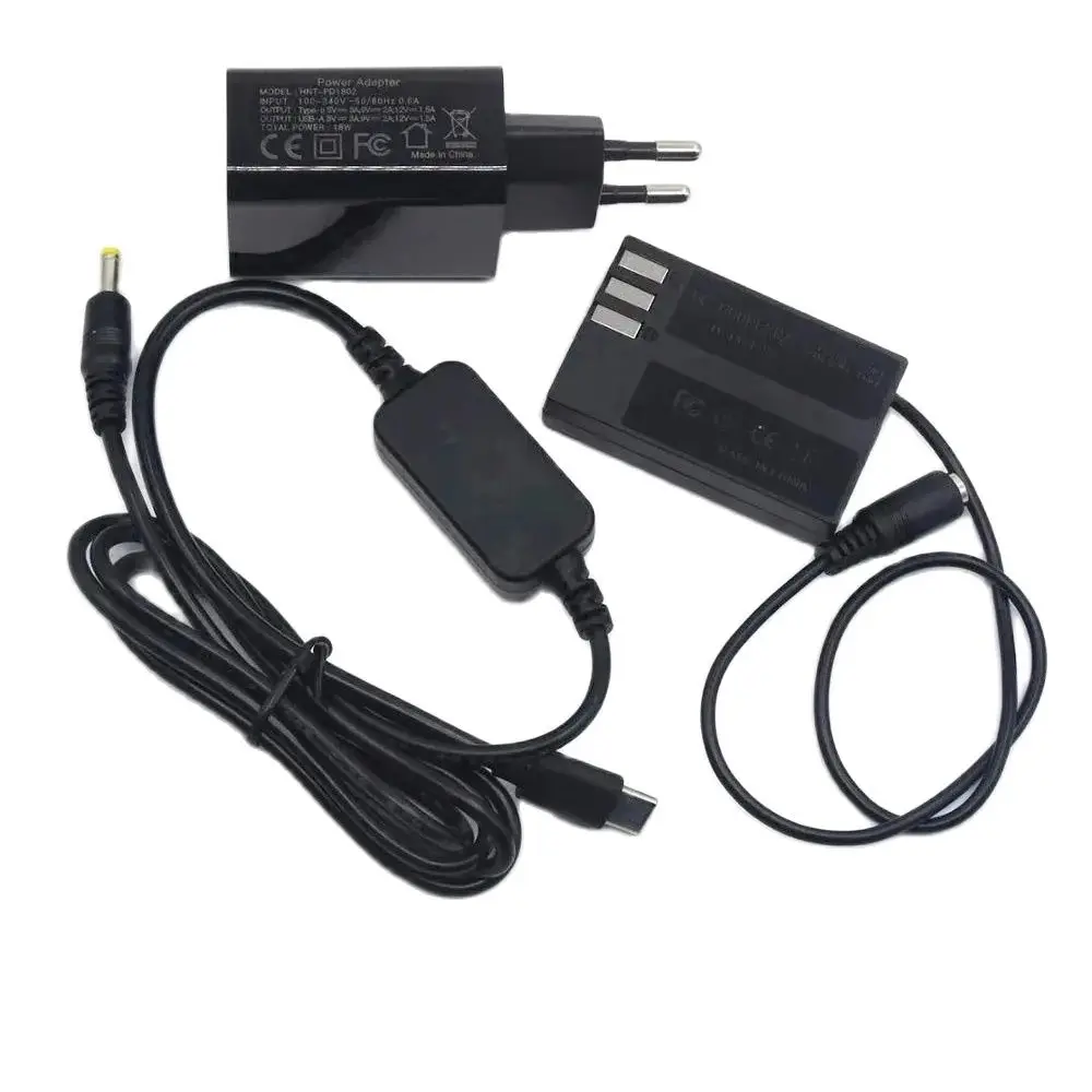 D-LI109 Dummy Batterij D-DC128 Dc Koppeling Usb C Naar Dc Kabel Pd Oplader Voor Pentax K-70 K-50 K-30 K-R K-2 K-S1 K-S2 Camera