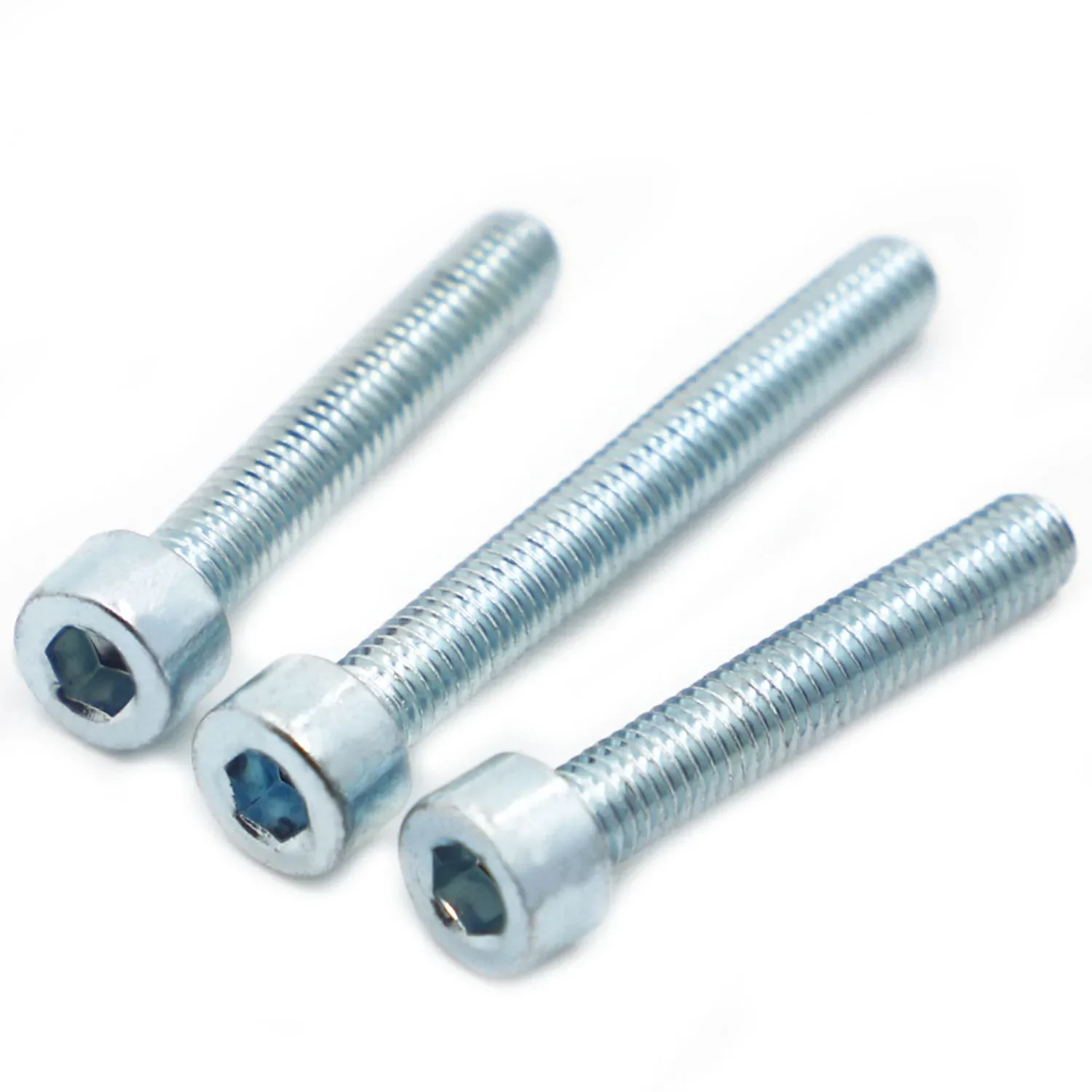 M3 M4 M5 M6 M8 M10 8.8 الصف الزنك مطلي الكربون الصلب ألين المسمار مسدس عرافة المقبس غطاء مسامير ربط الرأس