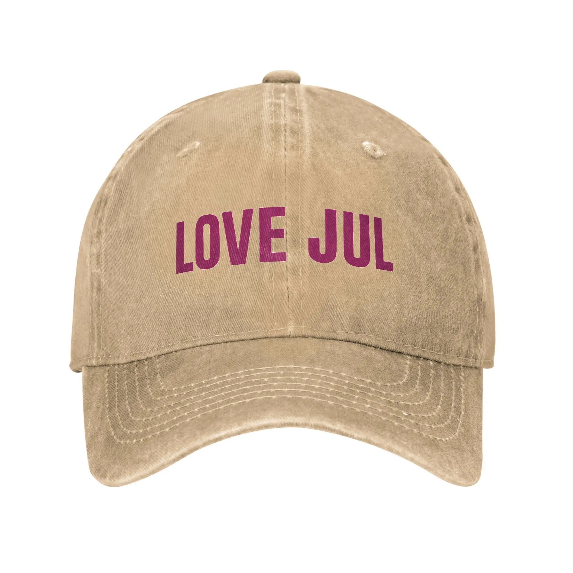 

Love Maillot Jul Washed Baseball Cap Fashion Sun Trucker Hat Summer Unisex Men Hiking Fishing Snapback Cap