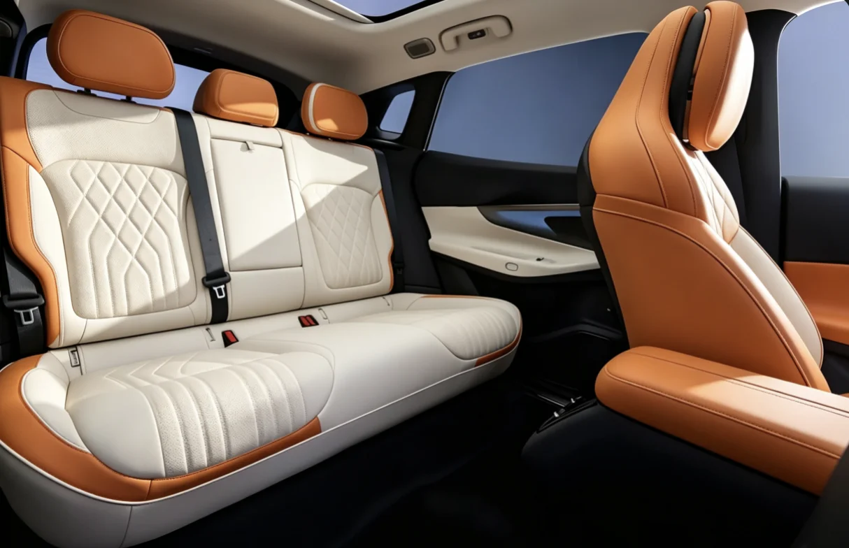Für Lynk & Co 08 2023~2025 Maßgefertigte Autositzbezüge Luxuriöses Nappaleder 100% Passgenau Innenraumzubehör 360 ° Vollständige Abdeckung – Detail 3