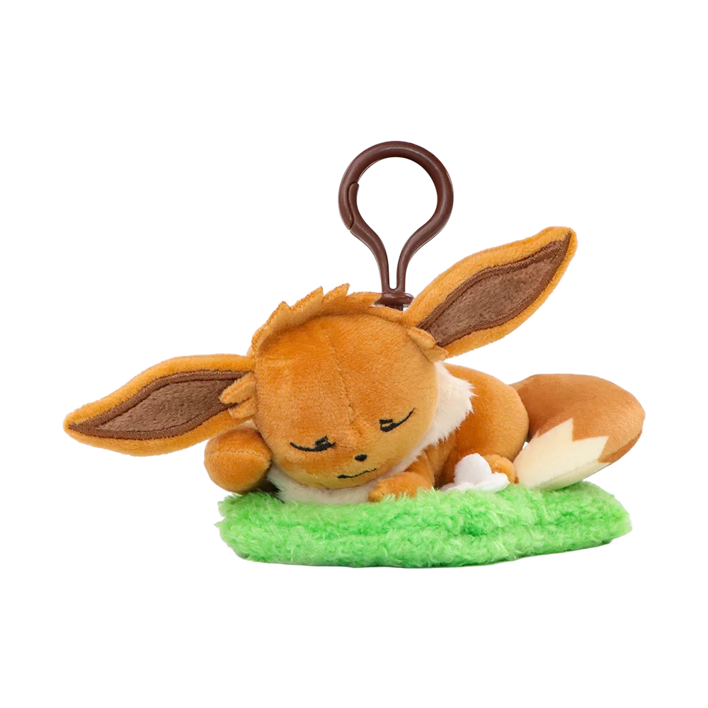 Original Pokemon Espeon Clefairy Jigglypuff Piplup Schlüsselanhänger Plüschtiere Snorlax Mimikyu Sprigatito Fuecoco Gefüllte Anhänger Geschenke