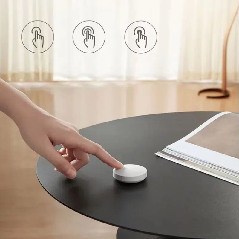 الإصدار العالمي من Xiaomi Wireless Switch جهاز منزلي ذكي مركز التحكم المنزلي الذكي لتطبيق Mijia Smart Bluetooth Switch