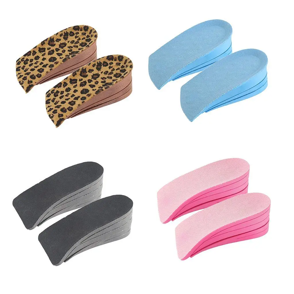 Semelles Invisibles en PVC Réglables, Recommandées d'AugWhiteles Talons, Remonter les Semelles, Coussin, 4cm