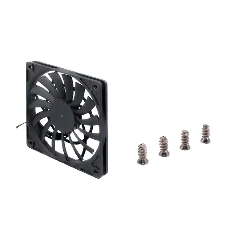 Ventilador de refrigeración silencioso PWM de 120mm y 12cm, delgado de 12mm, nuevo 120X120X12mm DC 12V 0.25A 1400RPM, Enfriador de chasis de caja de ordenador silencioso