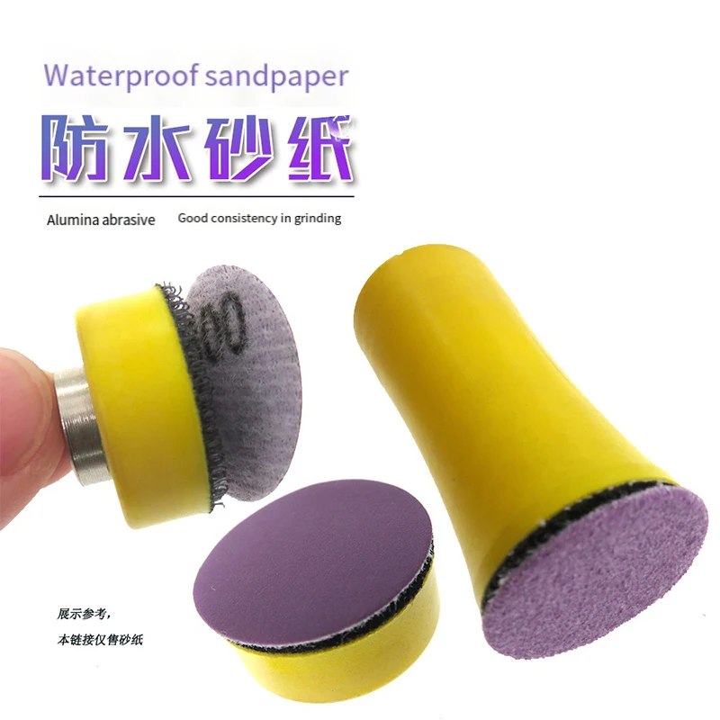 

Sandpaper 1-6Inch Sandpaper 25-150mm Grinding Disc Film Hook Loop Sandpaper Wet Dry for Wood Metal Automotive Finishing Grinding