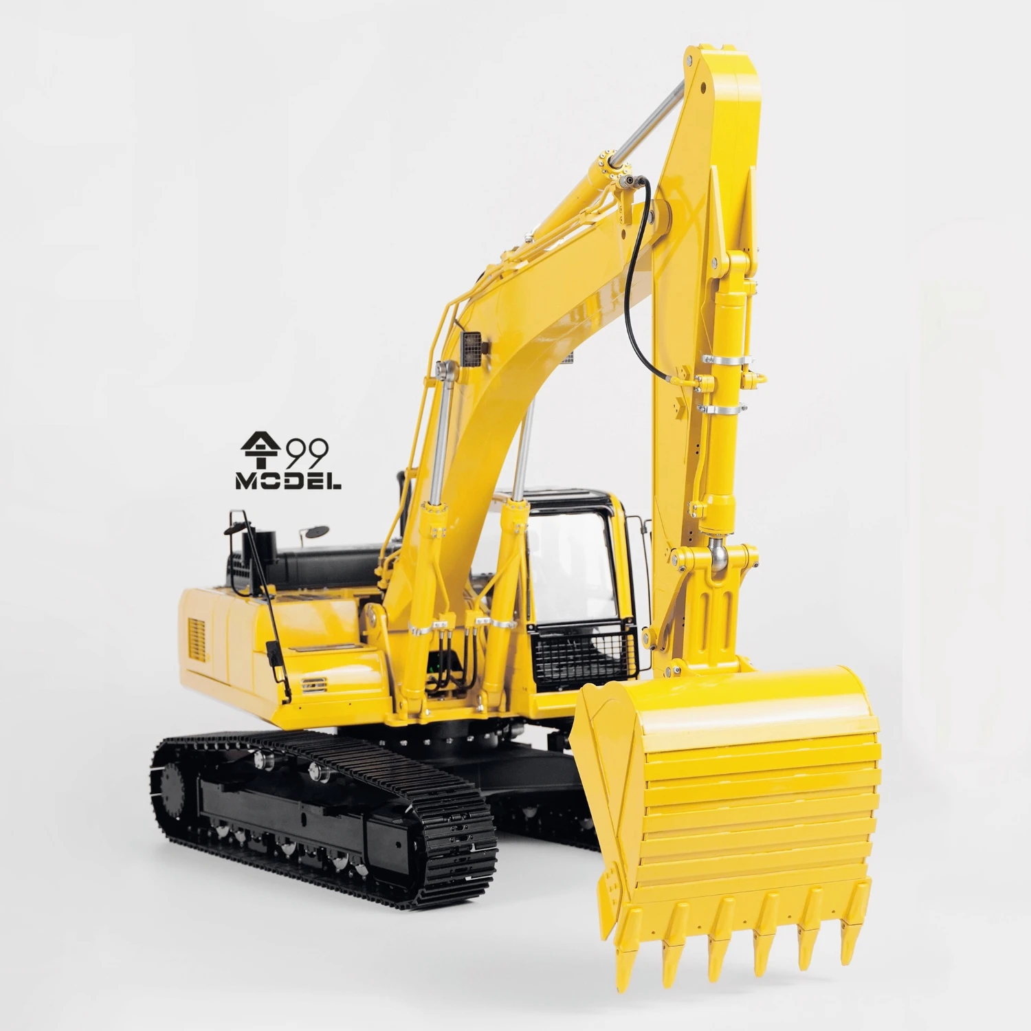 PC360 RC Excavator 1/12 Hydraulic RC Excavator Metal Simulation Model RTR Construction Machinery Remote Control Truck Model Toy