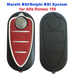 3 przyciski klucz składany pilota do Alfa Romeo Giulietta Marelli /Delphi BSI PCF7946Chip 433MHz Auto klucz PN 71765806 71754380 71775511