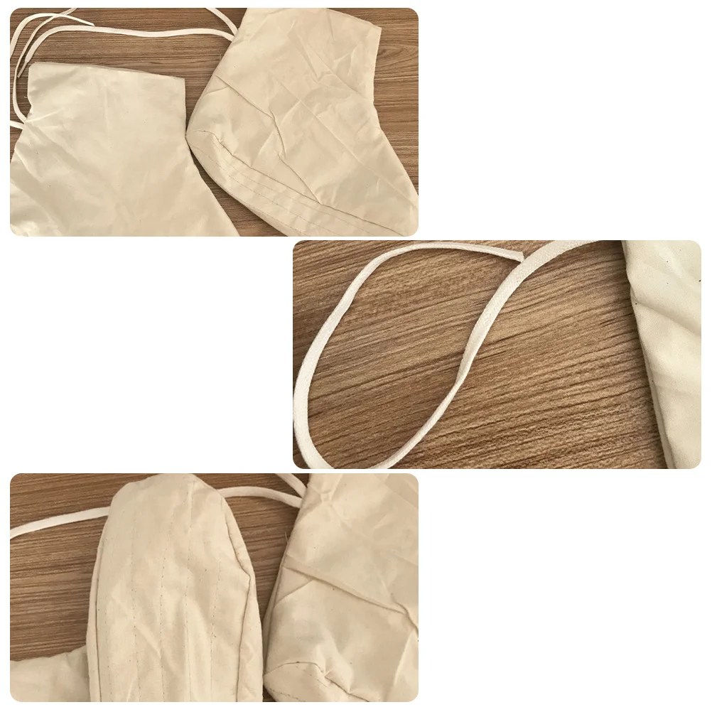 

1Pair Labor Protection Socks Cotton Breathable Rain Boots Inner Foot Cover Lace-Up Sweat-Absorbent Beige Free Size