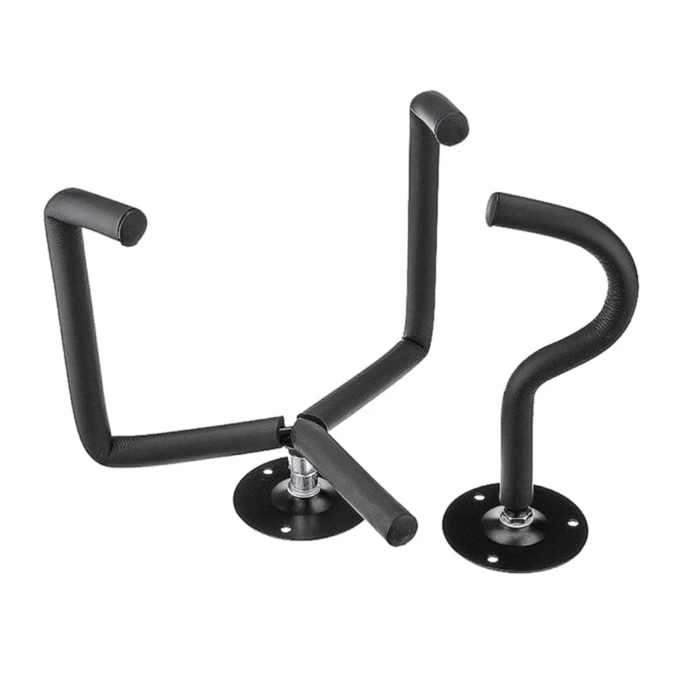 

Easy Install Split Type Guitar Hanger Slant Hanging Long Hook Wall Mount Sturdy Wall Mounted Bass Holder Studio