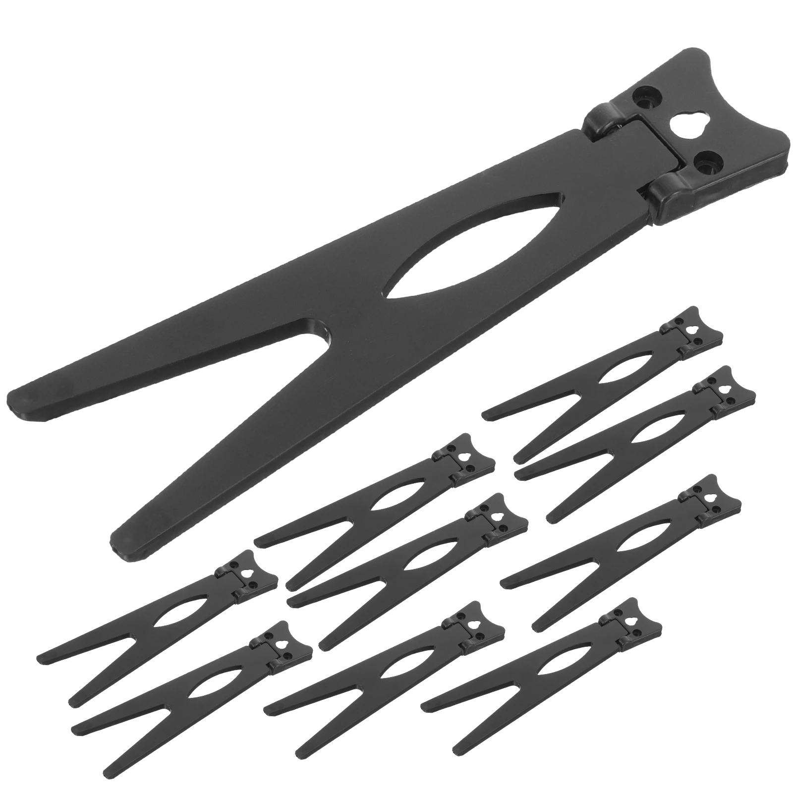 10pcs Plastic Photo Frame Stand Support Brackets Back Holders Tabletop Display Rack for Home Office Studio Frame Accessories