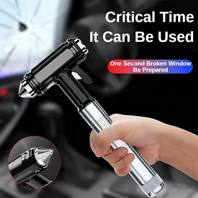 Car Safety Hammer Car Window Breaker Emergency Hammer with Seat Belt Cutter for Auto Rescue Escape Life Saver Hammer