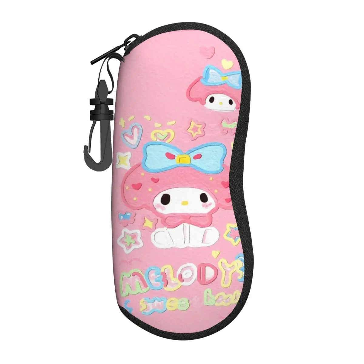 Sanrio Kawaii My Melody Glasses Case Anti-Fall Box Anime Eyeglasses Storage Box Gift Eye Contacts Case