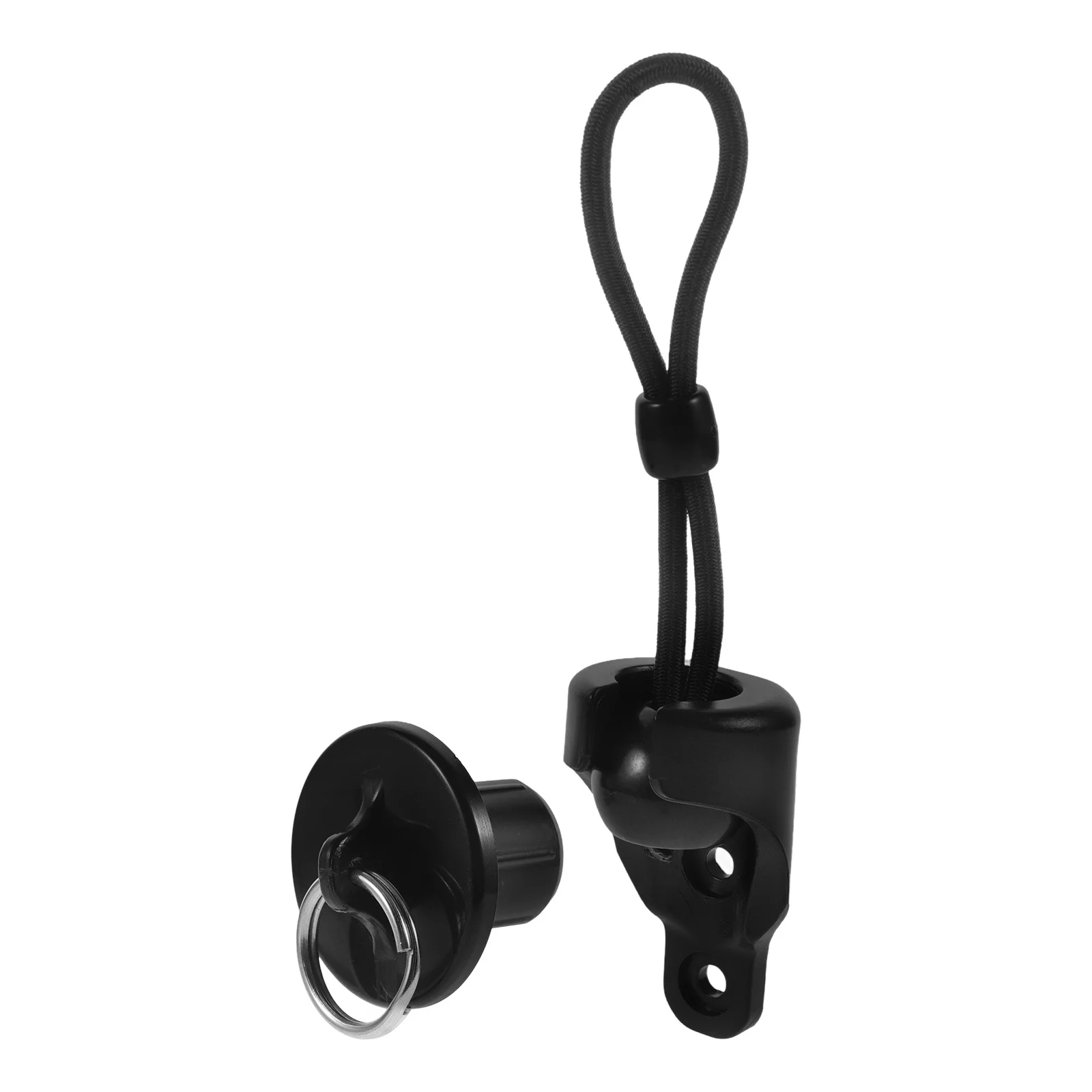 

1Set Curtain Fixing Buckle Black Windproof Design Outdoor Roller Shade Replacement Parts Elastic Tiebacks Patio Balcony Curtain