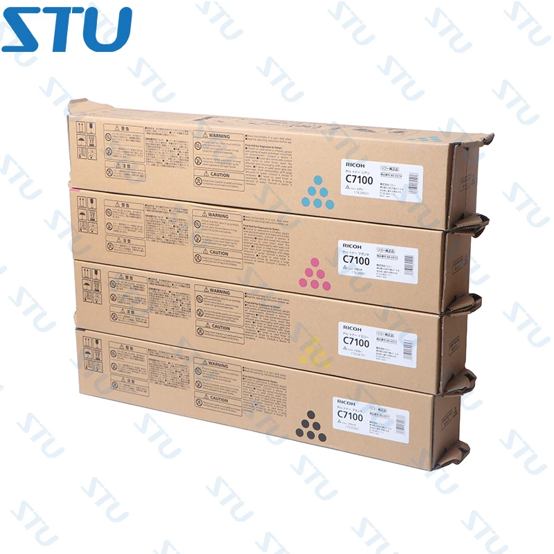 Original Toner Cartridge 1Set 4PCS CMYK for Ricoh Pro C9100 C9110 C7100 C7100X C7100S C7100SX C7110X C7110