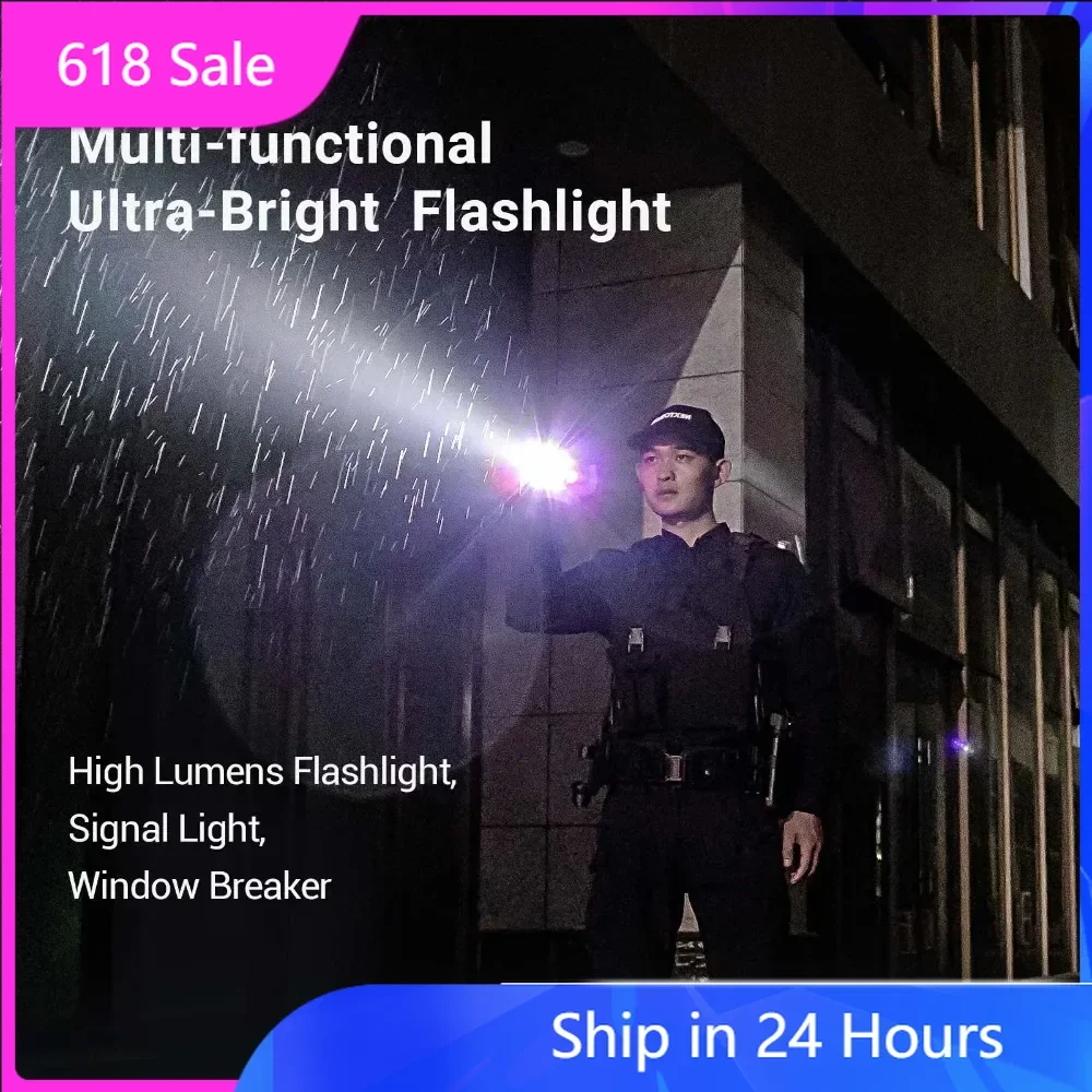 

NEXTORCH High Power Rechargeable Tactical Flashlight Professional On-Duty Outdoor Daily Use Police Grade Illumination Tool