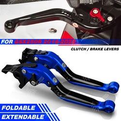 JDSTUNING For Suzuki GSX250R 2016-2022 Clutch Lever Brake Lever Set Foldable Adjustable Handle Levers Accessories Parts