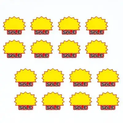 

50Pcs Price Tags Long-Lasting Paper Promotional Tags for Fundraiser Garage Sale Shop Display Advertising Signage Labels