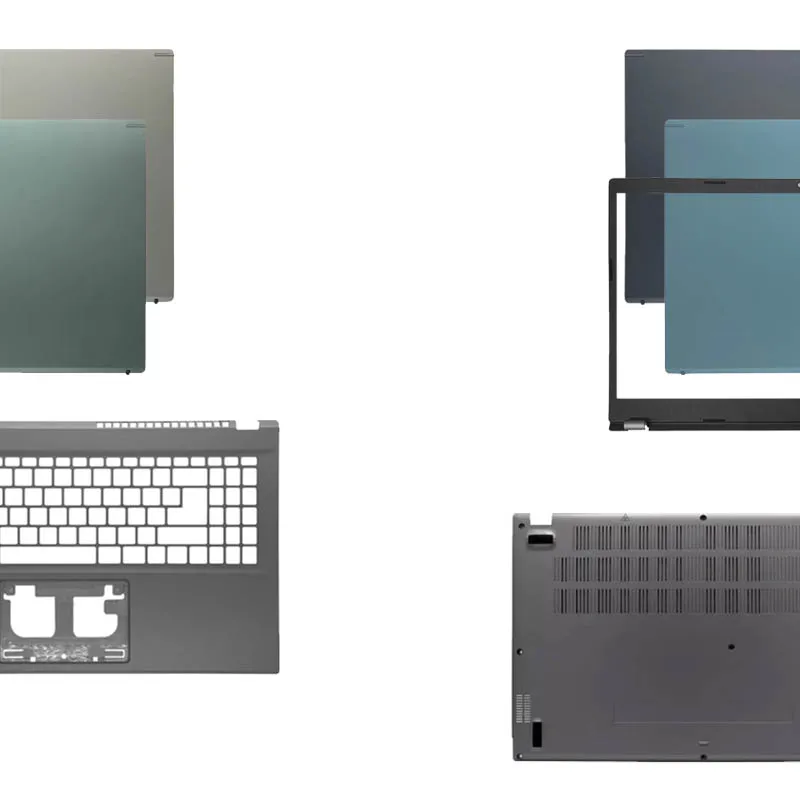 Carcasa Trasera LCD, Bisel Frontal, Reposamanos y Base Inferior Metálica para Laptop Acer Aspire 5 A515-57 A515-57G EX215-55 N22C6A S50-54